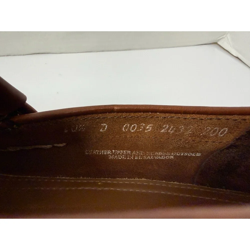 GH Bass Weejuns Kiltie Tassel Men's Loafer 10.5 D Brown